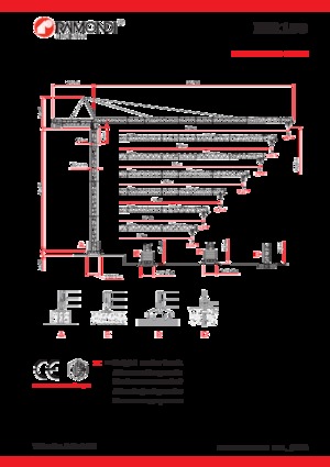 Grúas torre con rotación superior Raimondi MR183