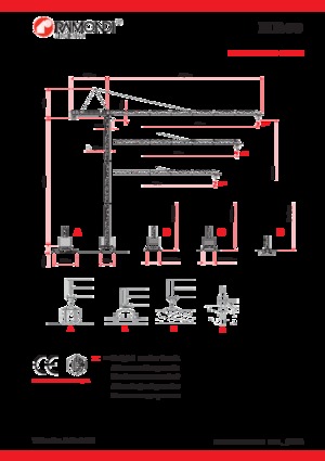 Grúas torre con rotación superior Raimondi MR60
