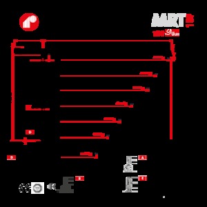 Grúas torre con rotación superior Raimondi MRT189