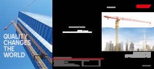 Grúas torre con rotación superior Sany SYT380