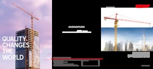 Grúas torre con rotación superior Sany SYT80