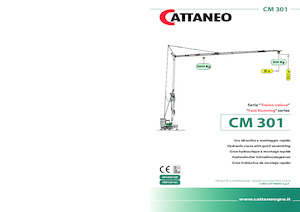 Grúas torre con rotación inferior Cattaneo CM 301