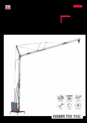 Grúas torre con rotación inferior TEREX CRANES CSE 36