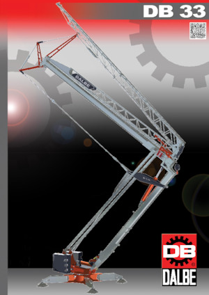 Grúas torre con rotación inferior Gru Dalbe DB 33