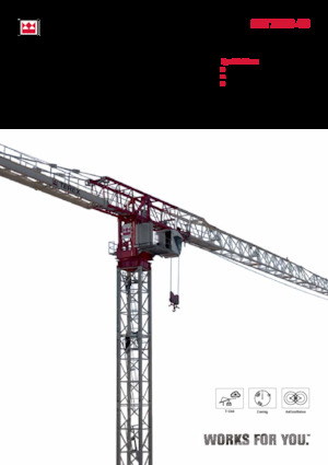 Grúas torre con rotación superior TEREX CRANES CTT 721B-40