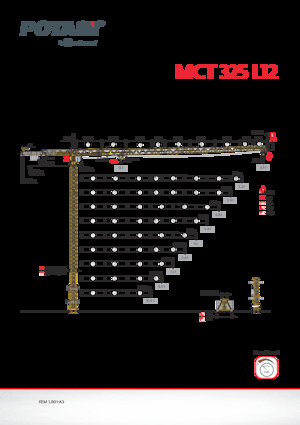 Grúas torre con rotación superior Potain MCT 325 L12