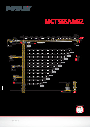 Grúas torre con rotación superior Potain MCT 565A M32