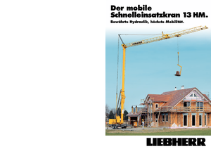Grúas torre con rotación inferior Liebherr 13 HM