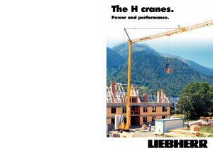 Grúas torre con rotación inferior Liebherr 13 H