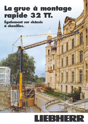 Grúas torre con rotación inferior Liebherr 32 TT - 2,5-FU