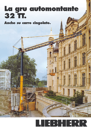 Grúas torre con rotación inferior Liebherr 32 TT - 2,5-FU
