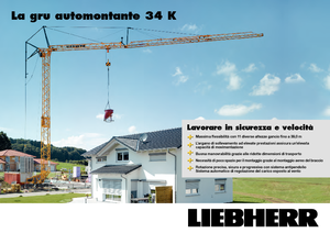 Grúas torre con rotación inferior Liebherr 34 K-2,5m