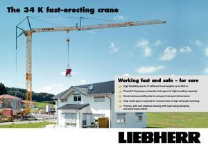 Grúas torre con rotación inferior Liebherr 34 K-2,5m