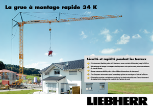 Grúas torre con rotación inferior Liebherr 34 K-2,5m