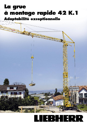Grúas torre con rotación inferior Liebherr 42 K.1 (FU)