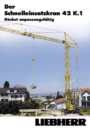 Grúas torre con rotación inferior Liebherr 42 K.1 (FU)
