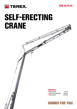 Grúas torre con rotación inferior Terex Comedil (Zeppelin) CBR 26 Plus