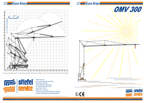 Grúas torre con rotación inferior Euro-Kran Stiefel OMV 300