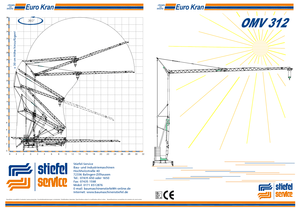 Grúas torre con rotación inferior Euro-Kran Stiefel OMV 312