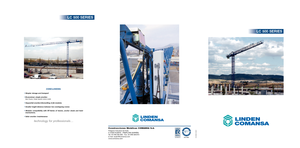 Grúas torre con rotación superior Comansa 5LC4010