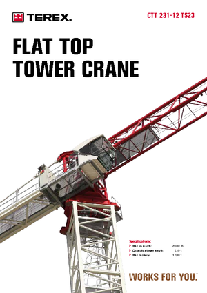 Grúas torre con rotación superior Terex Comedil (Zeppelin) CTT 231-12