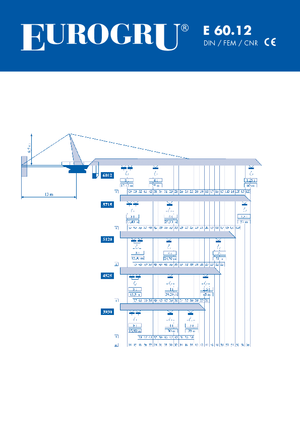 Grúas torre con rotación superior Eurogru ® E 60.12