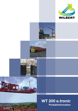 Grúas torre con rotación superior Wilbert WT 200 e.tronic