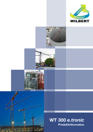 Grúas torre con rotación superior Wilbert WT 300 e.tronic