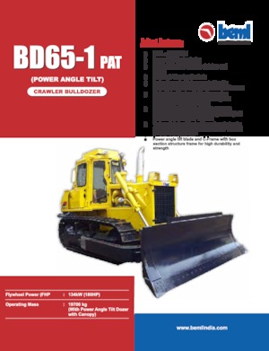 Bulldozers / Topadoras Beml BD65-1 PAT