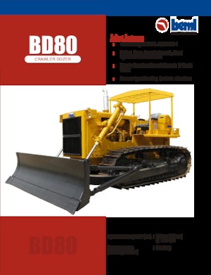 Bulldozers / Topadoras Beml BD80