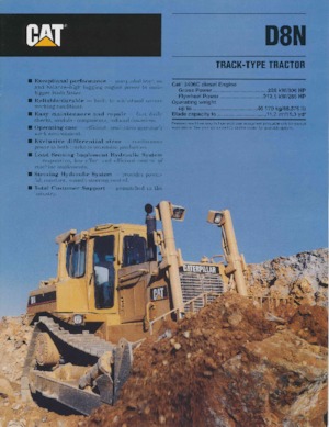 Bulldozers / Topadoras Caterpillar D 8 N