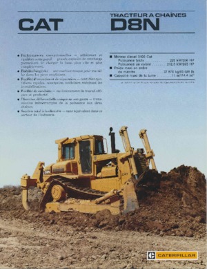 Bulldozers / Topadoras Caterpillar D 8 N
