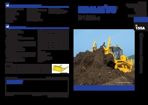 Bulldozers / Topadoras Komatsu D155A-6R