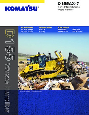 Bulldozers / Topadoras Komatsu D155AX-7 WH