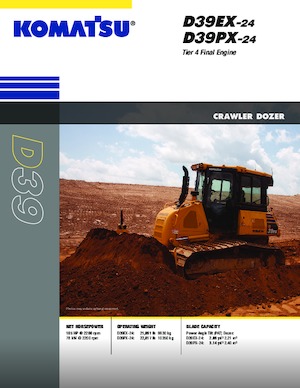 Bulldozers / Topadoras Komatsu D39EX-24