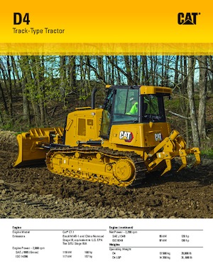 Bulldozers / Topadoras Caterpillar D4 LGP
