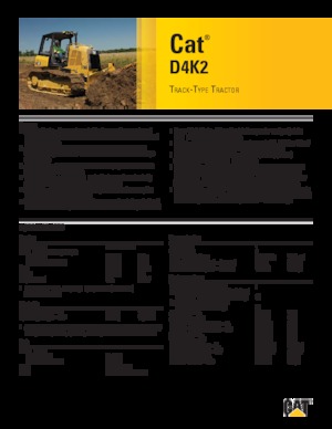 Bulldozers / Topadoras Caterpillar D4K2 XL