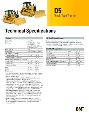 Bulldozers / Topadoras Caterpillar D5 LPG VPAT