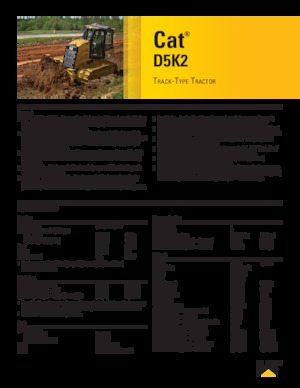 Bulldozers / Topadoras Caterpillar D5K2 XL