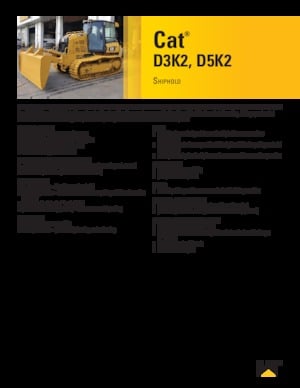 Bulldozers / Topadoras Caterpillar D5K2 XL SHIPHOLD/PORT HANDLING