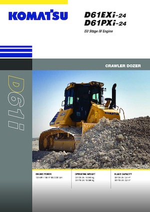 Bulldozers / Topadoras Komatsu D61PXi-24E0