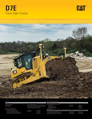 Bulldozers / Topadoras Caterpillar D7E