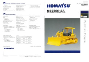Bulldozers / Topadoras Komatsu D85ESS-2A