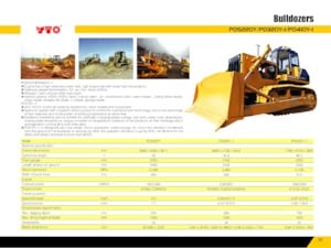 Bulldozers / Topadoras YTO PD320Y-1