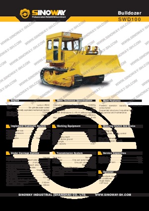 Bulldozers / Topadoras Sinoway SWD100 