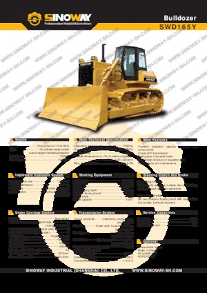 Bulldozers / Topadoras Sinoway SWD165Y
