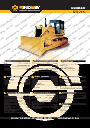 Bulldozers / Topadoras Sinoway SWD6G 