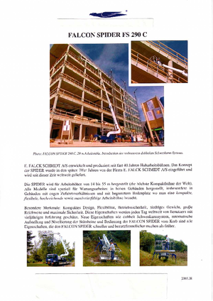 Plataformas telescópicas de orugas Worldlift Industries AS - Rothlehner FS 290 C