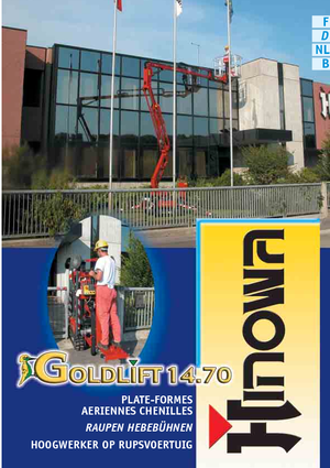 Plataformas articuladas de orugas Hinowa GL 14.70