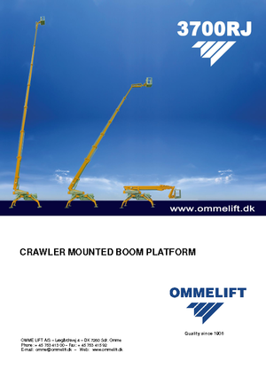 Plataformas telescópicas de orugas OMMELIFT Omme 3700RBDJ